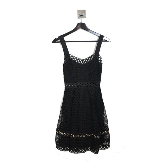 Maje Robe A Bretelles Dress Black - 1 - Picture 2 of 4